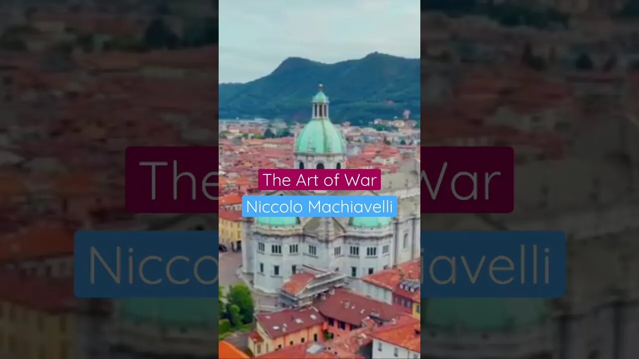 Machiavelli also had a book called “The Art of War” #shorts