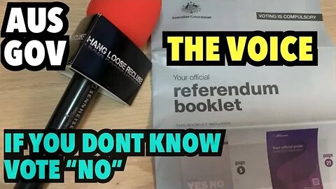 REFERENDUM BOOKLET | VOTING “No” is Compulsory in Australia