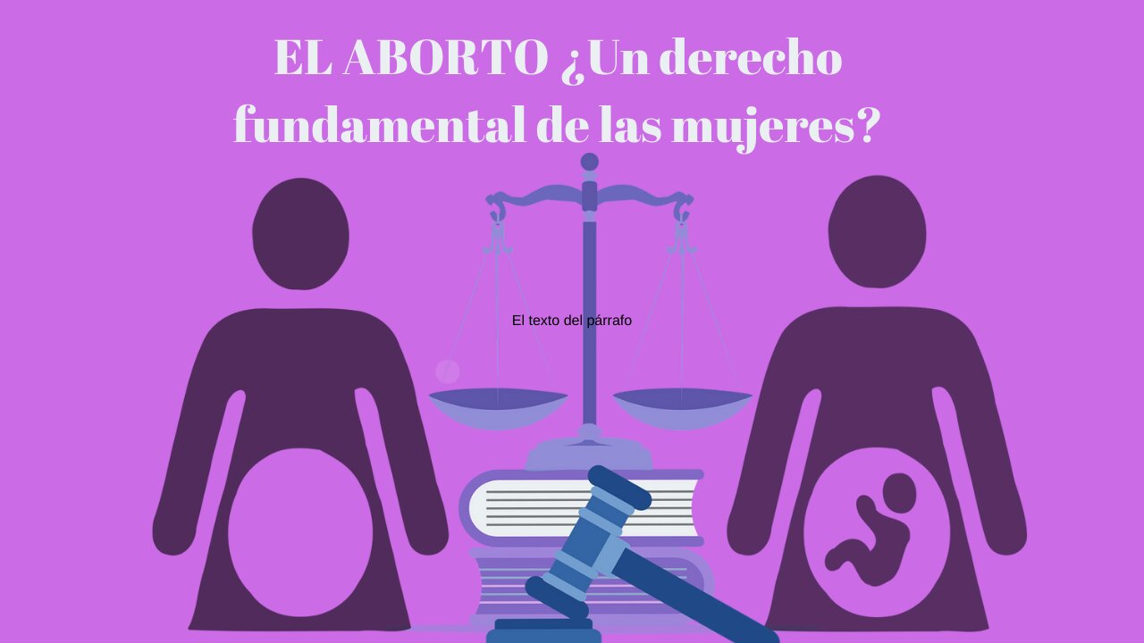 ¿Un derecho fundamental para las mujeres?