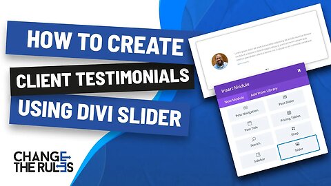 How To Create Client Testimonials Using Divi Slider