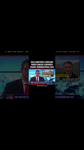 2024 Ambitions Unveiled: North Dakota Governor Teases Gubernatorial Run