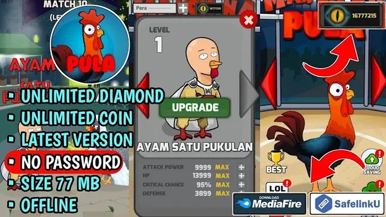 Manok Na Pula Mod Apk V 6.5 Terbaru 2023 - No Password & Unlimited Coin