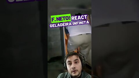 Felipe Neto Reacts Geladeira Infinita! #shorts