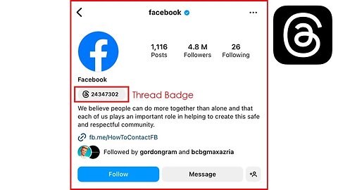 How To Add Threads Badge To Instagram