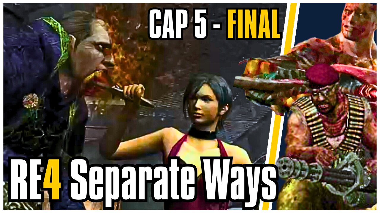 #RE4 - Ada Enfrenta Krauser e Saddler | Cap. 5 | #re4_tweaks #separateways