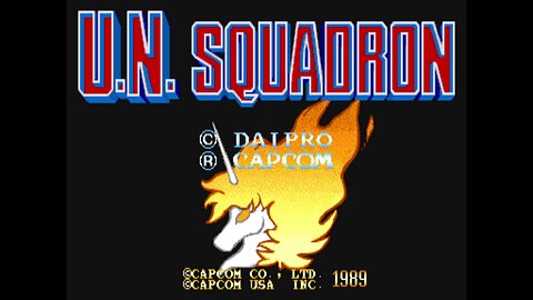 UN Squadron Arcade Game, Capcom 1989, playthrough