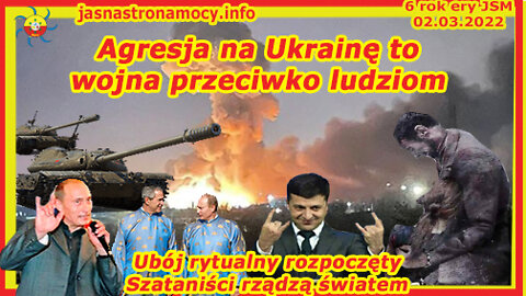 Agresja na Ukrainę to wojna przeciwko ludziom! Ubój rytualny rozpoczęty Szataniści rządzą światem