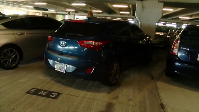 PBIA parking garage packed with vehicles following Hurricane Irma