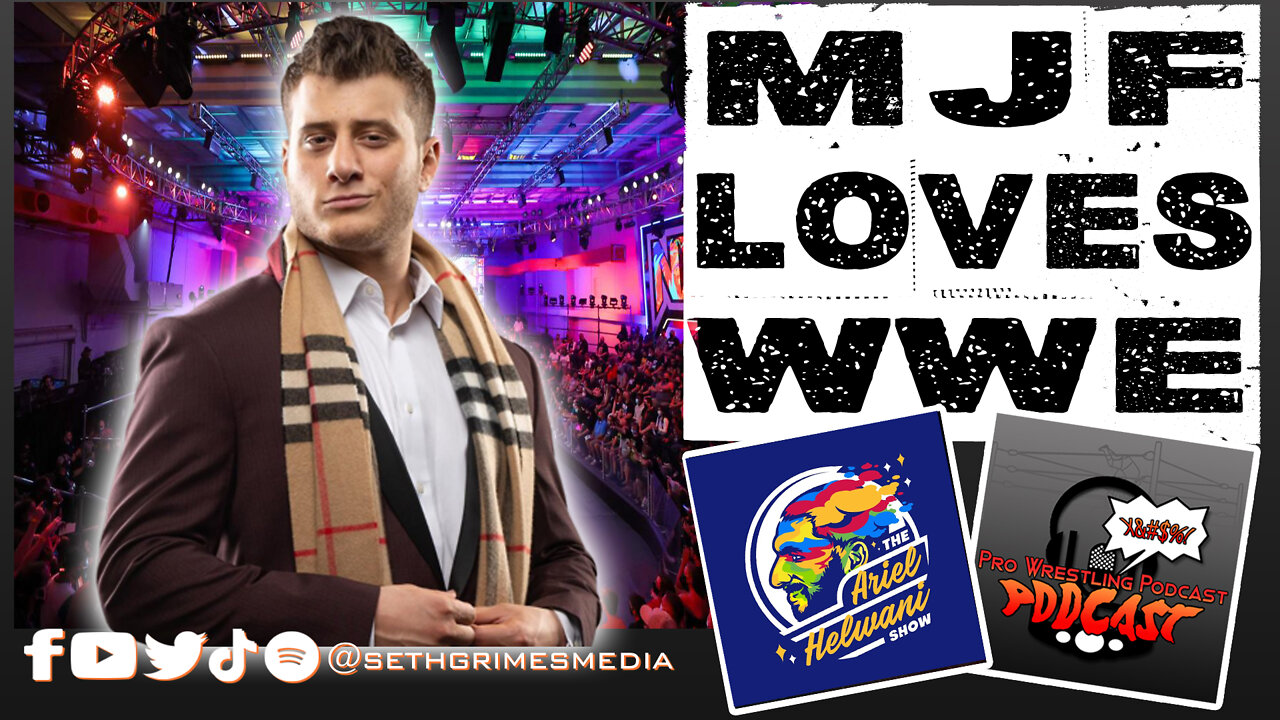 MJF LOVES WWE! | Clip from the Pro Wrestling Podcast Podcast | @sethgrimesmedia| #mjf #aew #nxt #wwe