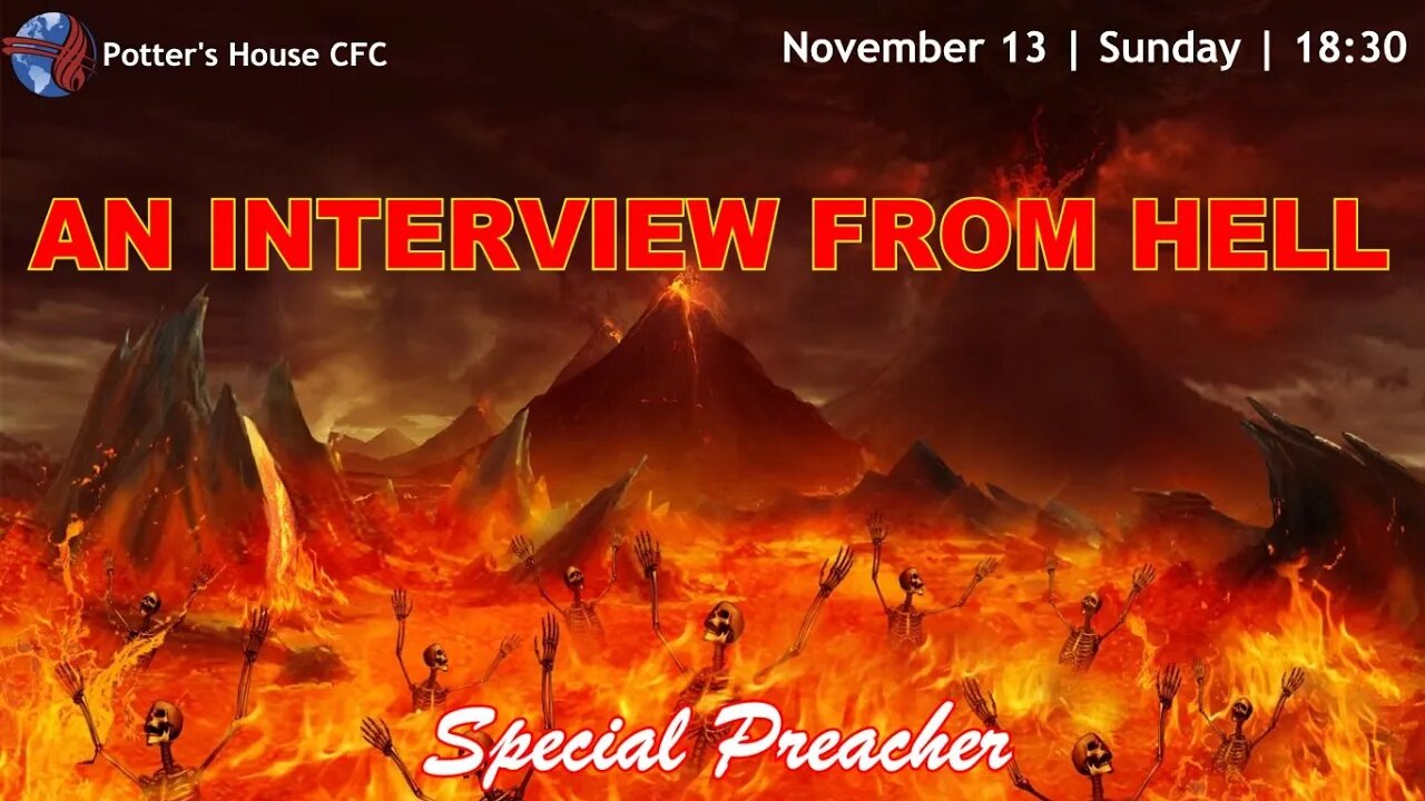 SUNDAY PM SERVICE | Special Preacher | AN INTERVIEW FROM HELL | 18:30 | 6 Nov 2022