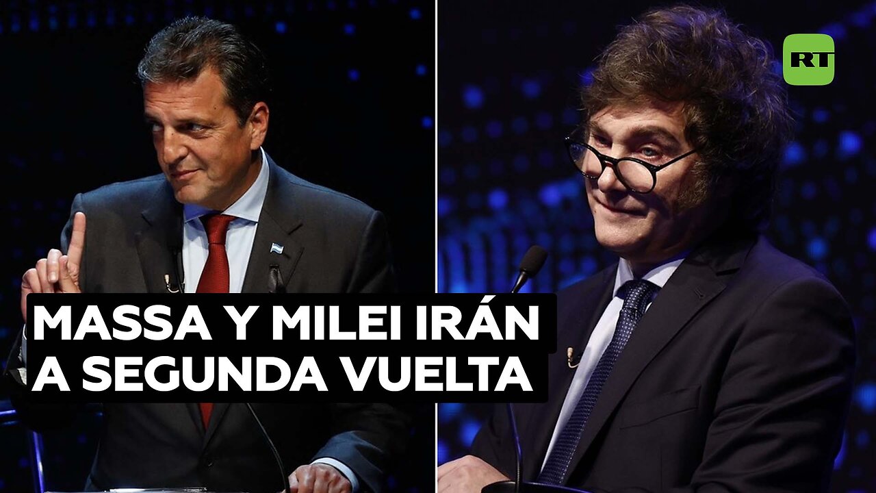 Sergio Massa y Javier Milei disputarán segunda vuelta presidencial en Argentina