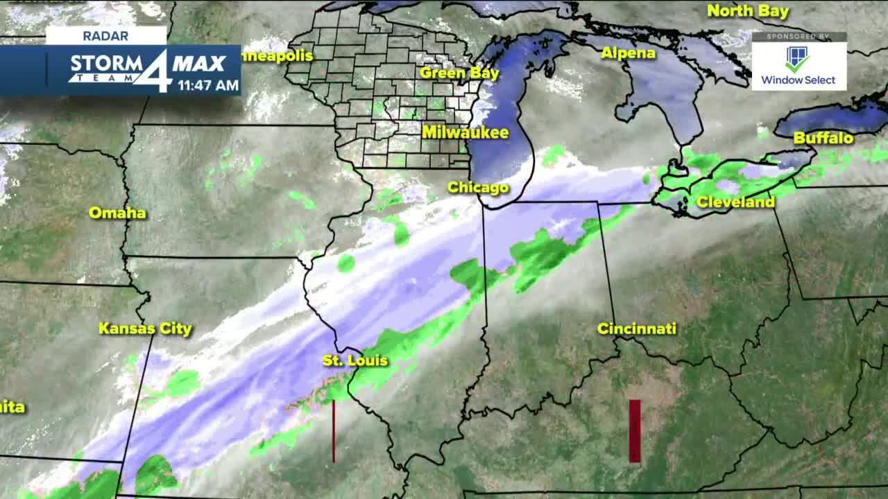 Chilly Tuesday with a slight chance for rain/snow showers