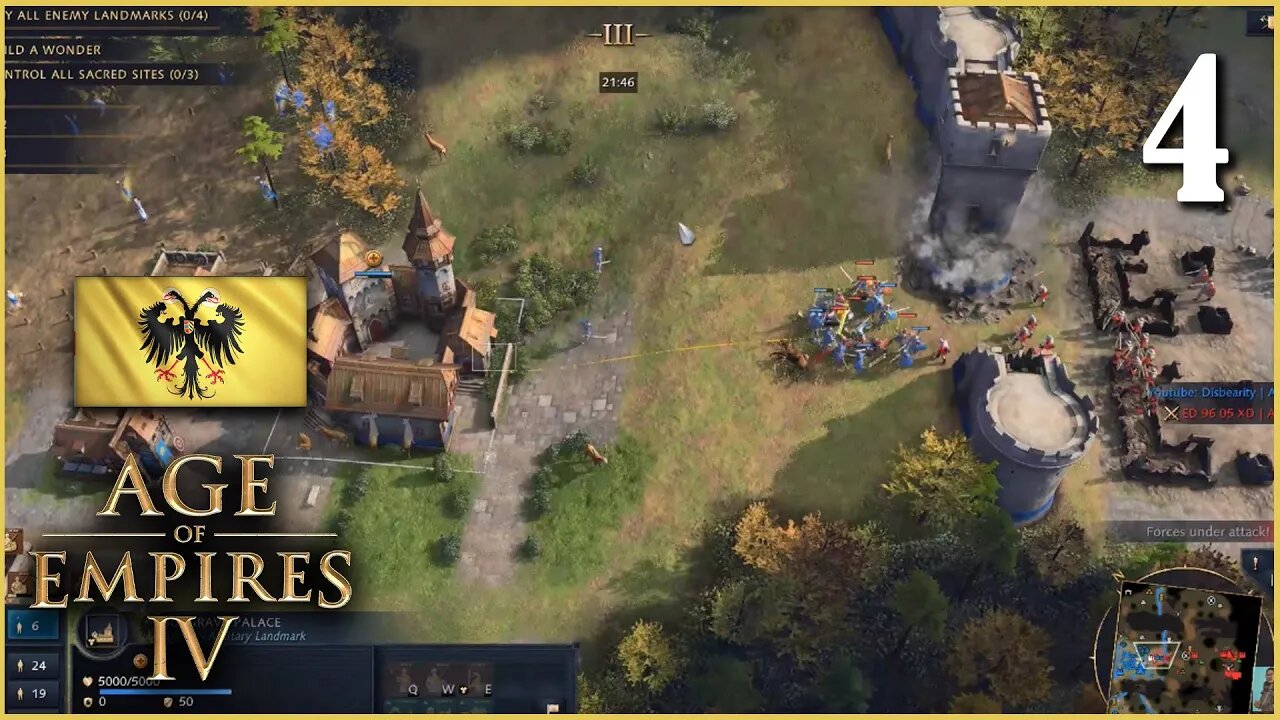 Age of Empires 4 - HRE vs England // 1v1 // Ranked Placements #4