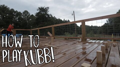 What Is Kubb?/ How to Play Kubb Lawn Game | Rules, Strategy and More/ How We play Kubb!!!