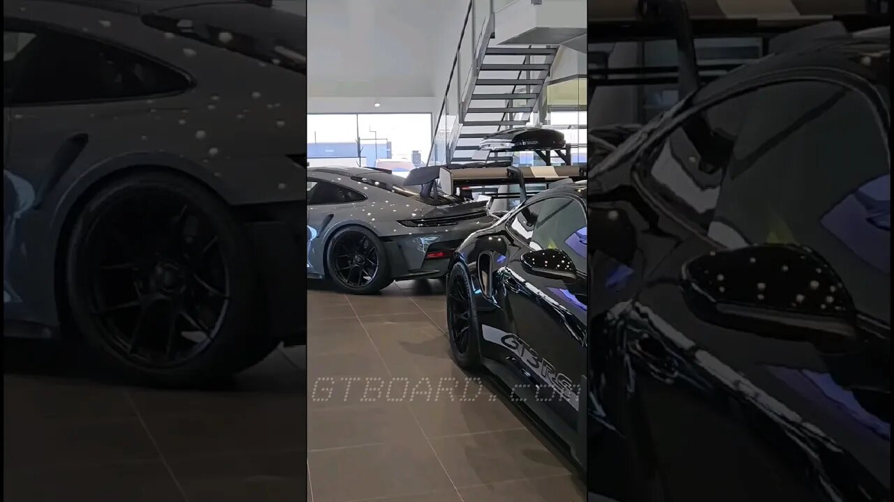 🔥Triple 992 GT3 RS at Porsche Center Göteborg extremely brutal race focused 992 derivative 👏👌 porsch