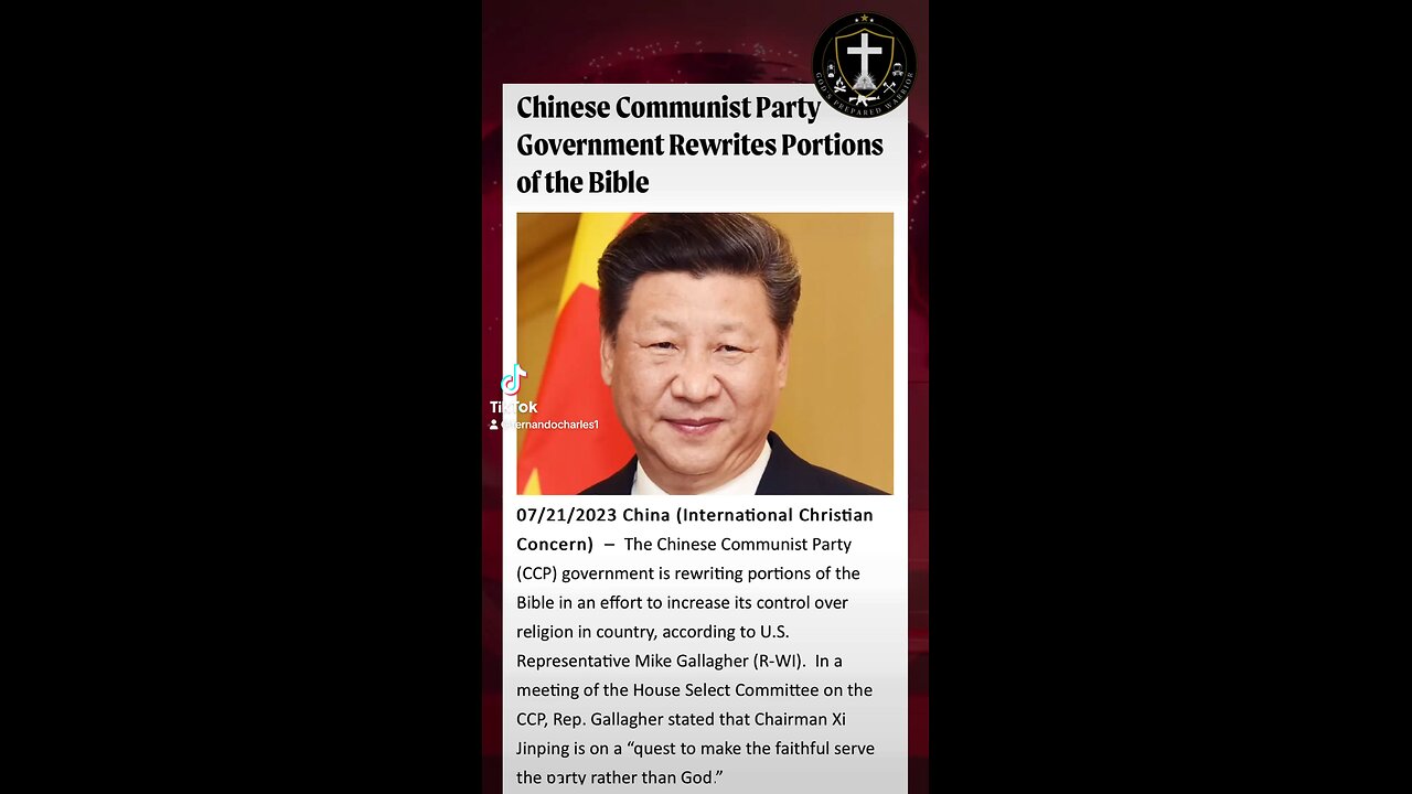 China Rewrote the Bible!