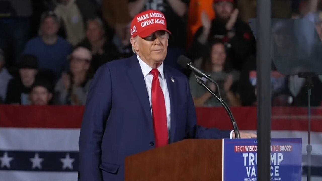 LIVE ~ President Trump Speaks at a Rally in Juneau, Wisconsin ~ October 6 2024