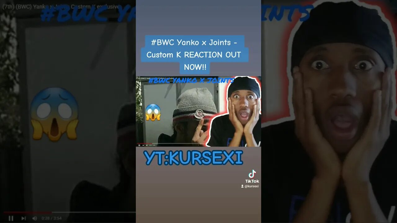 #BWC Yanko x Joints - Custom K REACTION OUT NOW #tpl #malistrip #rap #drill #shortsviral #ofb #musi