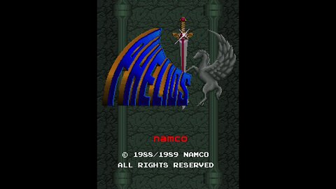 Phelios Arcade Game, Namco 1988, playthrough