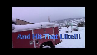 Shoveling Deep Snow Out Of Chicken Pen