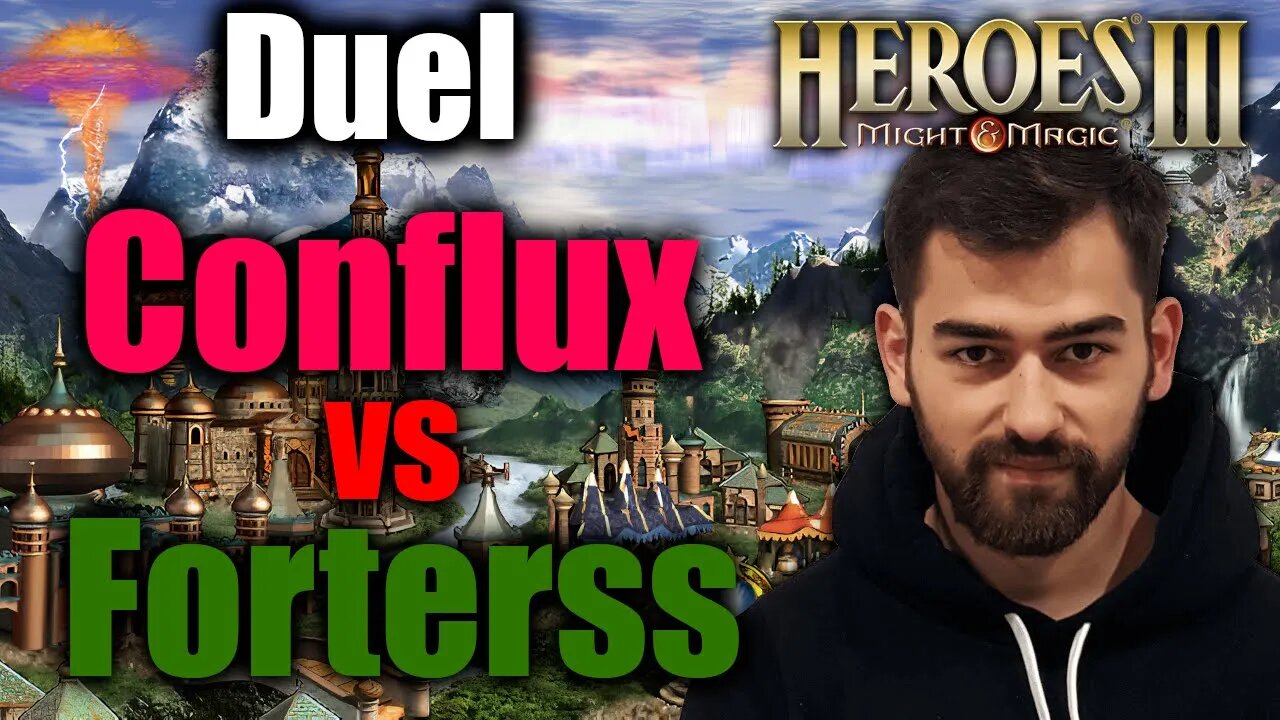Conflux vs Fortress | Gluhammer Heroes HotA 3 Multiplayer PL