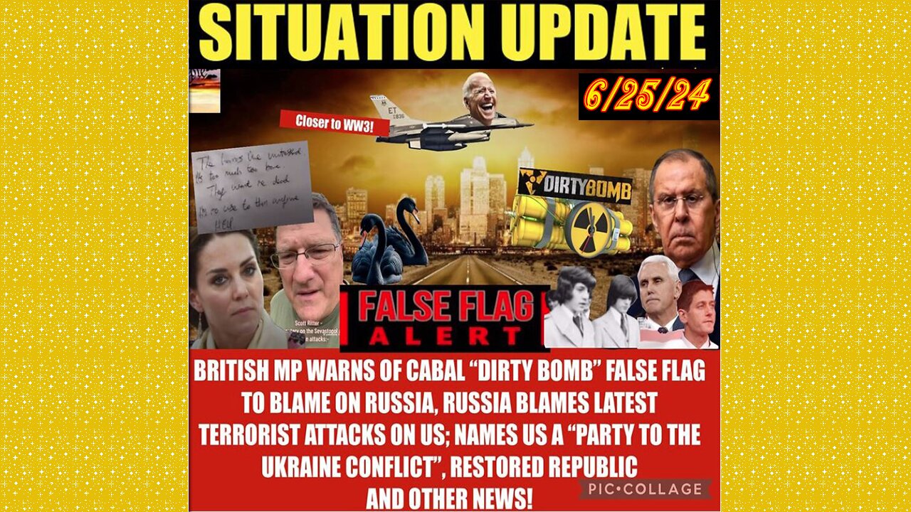 SITUATION UPDATE 6/25/24 - Nato At War W/Russia,Israel & Hezbollah,Trump Trial,Gcr/Restored Republic