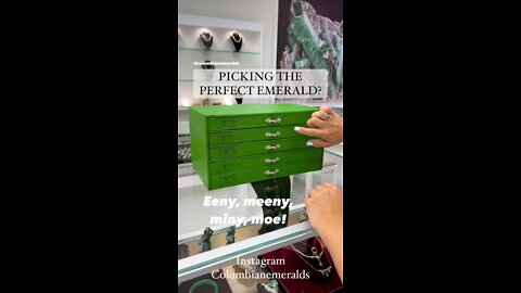 How to select the perfect loose Colombian emerald gemstone for ring or jewelry