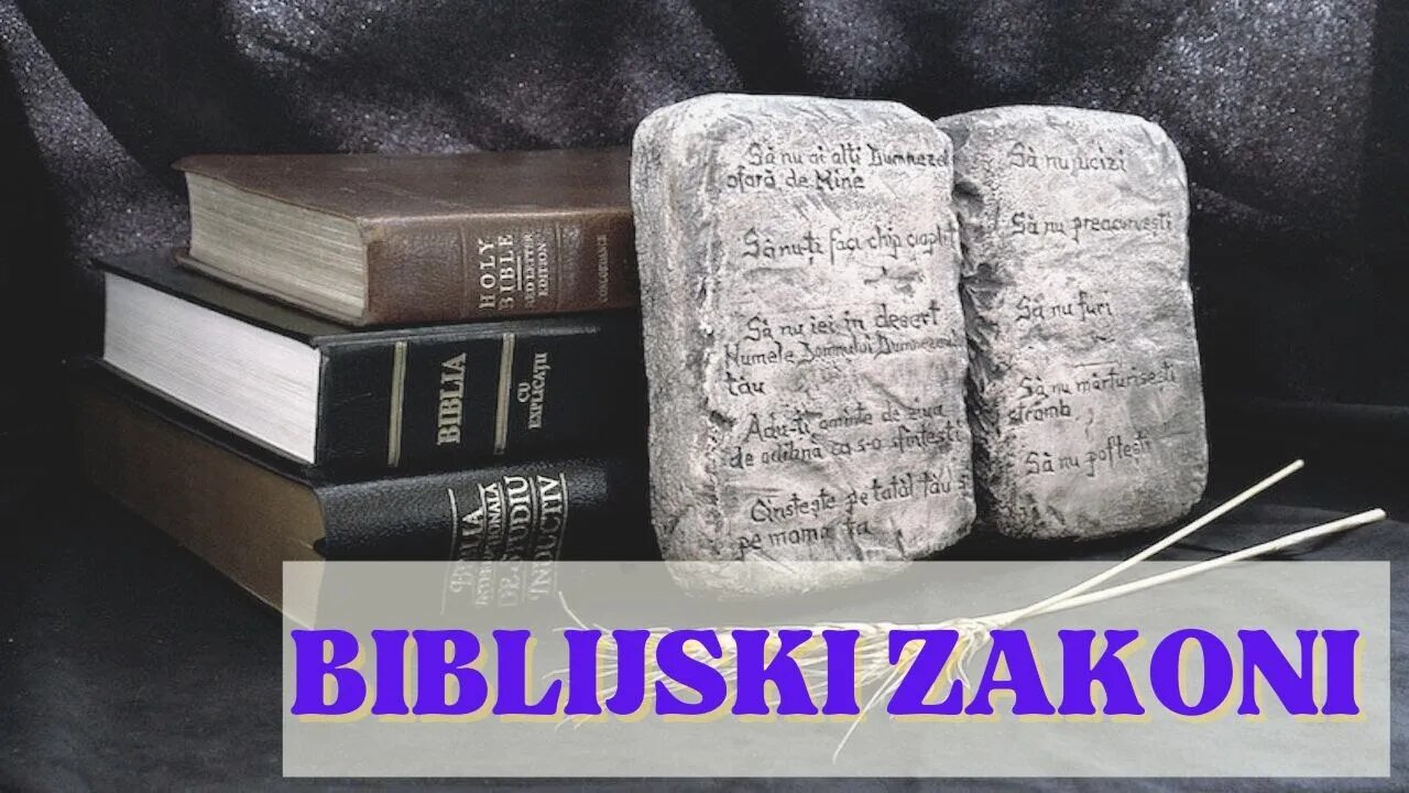 Biblija i Božji zakoni