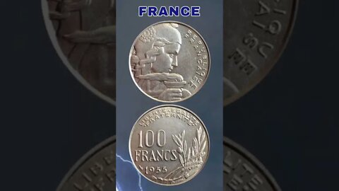 France 100 Francs 1955.#shorts #coinnotesz