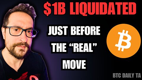$1B Liquidated - Just Before The "Real" Move - Bitcoin Today