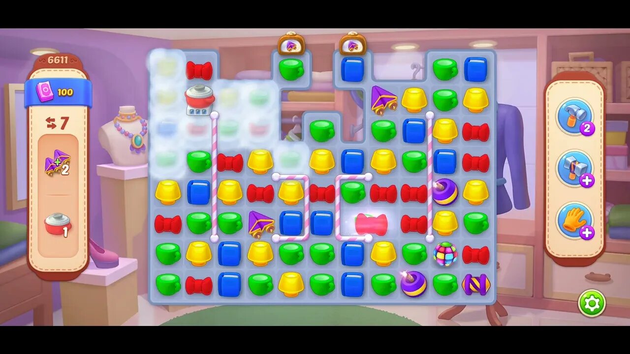 Playrix Homescapes Gameplay Walkthrough Level 6611