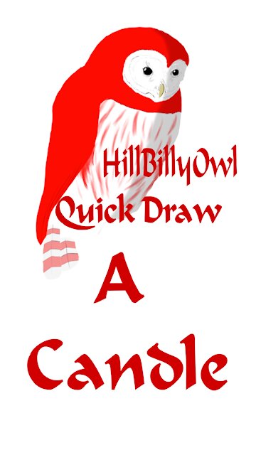 Quick Drawing of a Candle