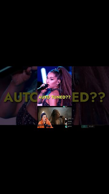 IS THIS AUTO TUNED? Ariana Grande - The Way (Live from London) #shorts