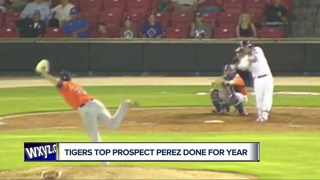 Tigers top prospect Franklin Perez done for the season