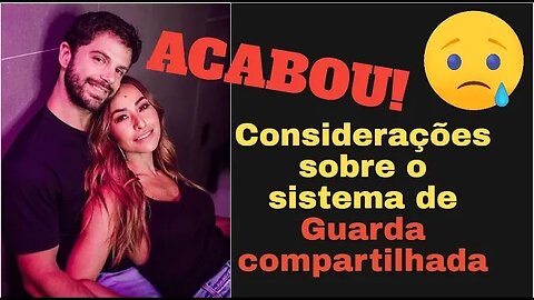 SABRINA SATO E DUDA NAGLE SE SEPARAM, GUARDA COMPARTILHADA ZOE