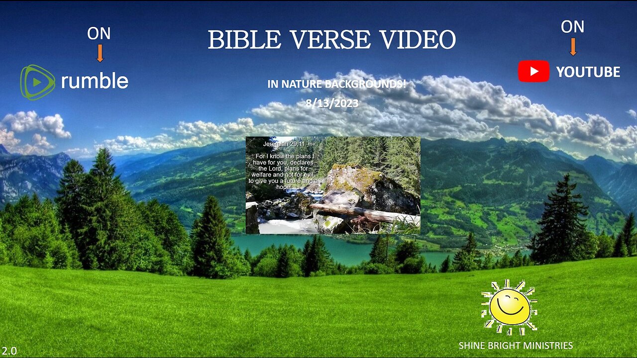8/13/2023 BIBLE VERSE VIDEO