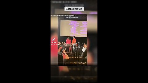 BARBIE MOVIE FIGHT!!! Fight in movie theaters