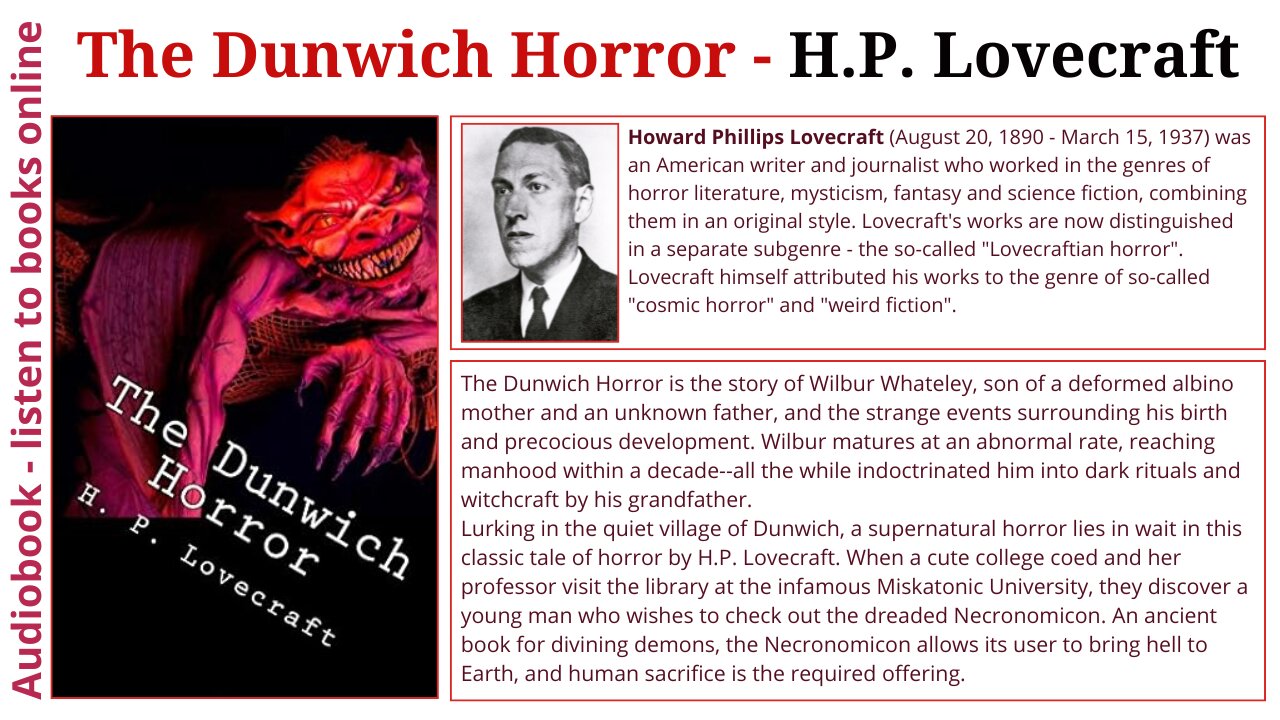 The Dunwich Horror - H.P. Lovecraft