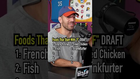 The FOOD THAT START with “F” Draft’!! Which Team Are You Siding With?! #shorts #draft #food