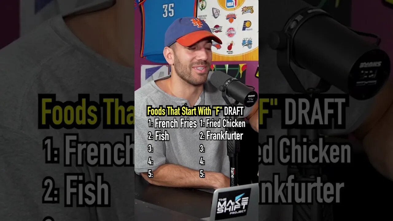 The FOOD THAT START with “F” Draft’!! Which Team Are You Siding With?! #shorts #draft #food