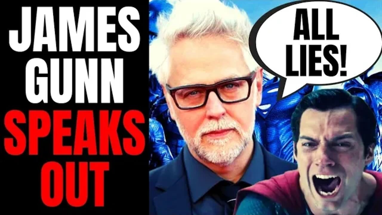 James Gunn SLAMS Superman Rumors After Report Of Full DC Reboot | Is Henry Cavill Really Gone?!