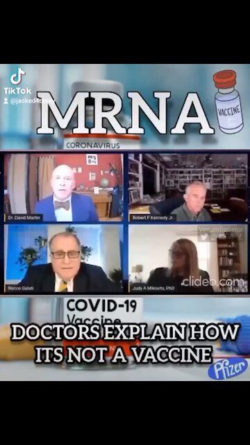 Doctors explained mRNA is not a vaccine