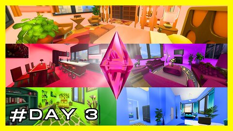 🌈 BUILDING IN THE SIMS 4 BUT EACH ROOM IS A DIFFERENT COLOR | SIMSOPATH x SPEED BUILD