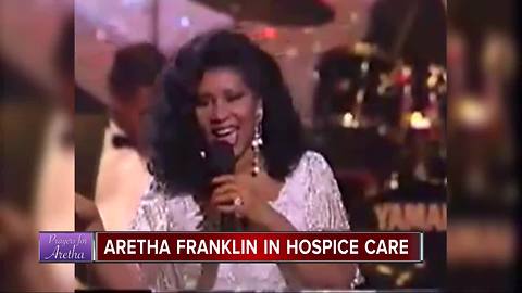 Beyoncé honors ailing Aretha Franklin at Detroit