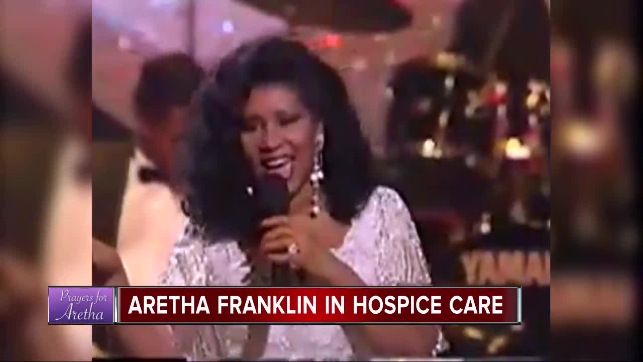 Beyoncé honors ailing Aretha Franklin at Detroit