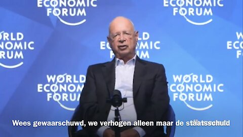 Klaus Schwab - Waarschuwing voor hogere staatsschuld en meer werklozen in November