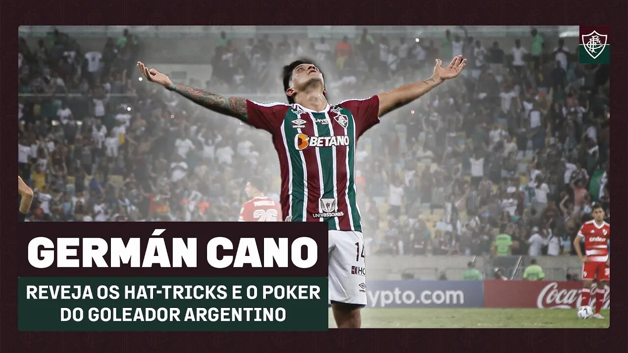 LA FÁBRICA DE GOLES! REVEJA OS HAT-TRICKS E O POKER DE GERMÁN CANO COM A ARMADURA TRICOLOR