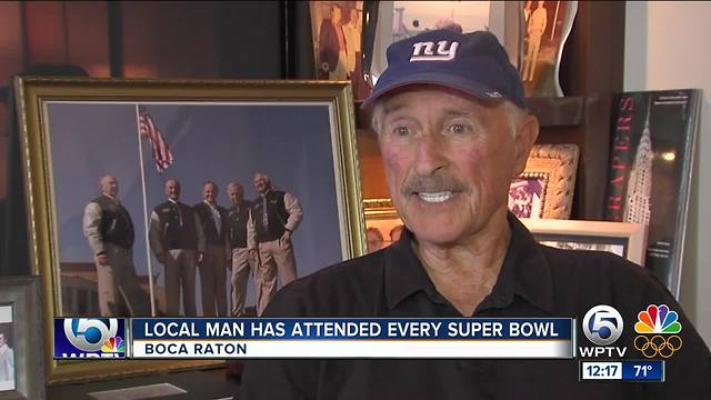 Boca Raton Resident is Part of a Group That Has Attended Every Super Bowl