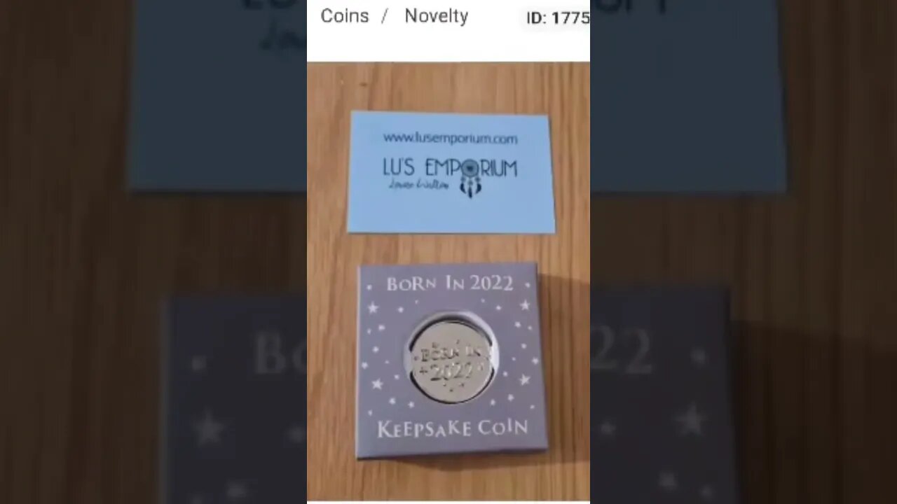 #Born in #2022 #Baby #Keepsake #Coin #Token @ #ChangeChecker com #coincollecting #rarecoin #coins
