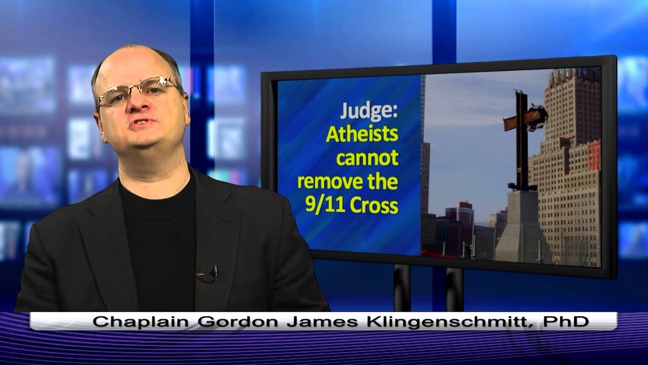 2013-04-05-Judge Throws Out Atheists' Lawsuit Against 9/11 Cross - 1 min. - Dr. Chaps